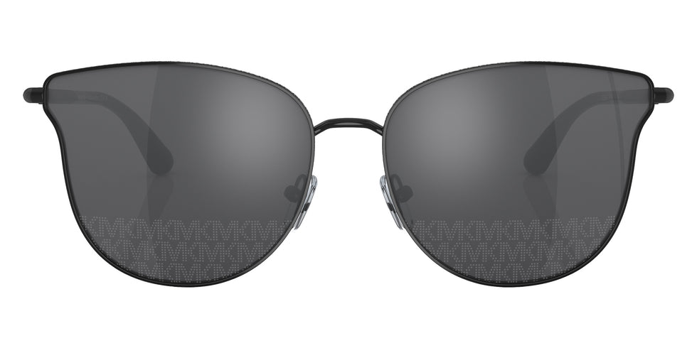 MICHAEL KORS MK1120 Salt Lake City 10056G 62 - Shiny Black / Gunmetal Mirrored + Laser Logo Jacquard #id:mk112010056g_s:100100