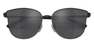 MICHAEL KORS MK1120 Salt Lake City 10056G 62 - Shiny Black / Gunmetal Mirrored + Laser Logo Jacquard #id:mk112010056g_s:100120