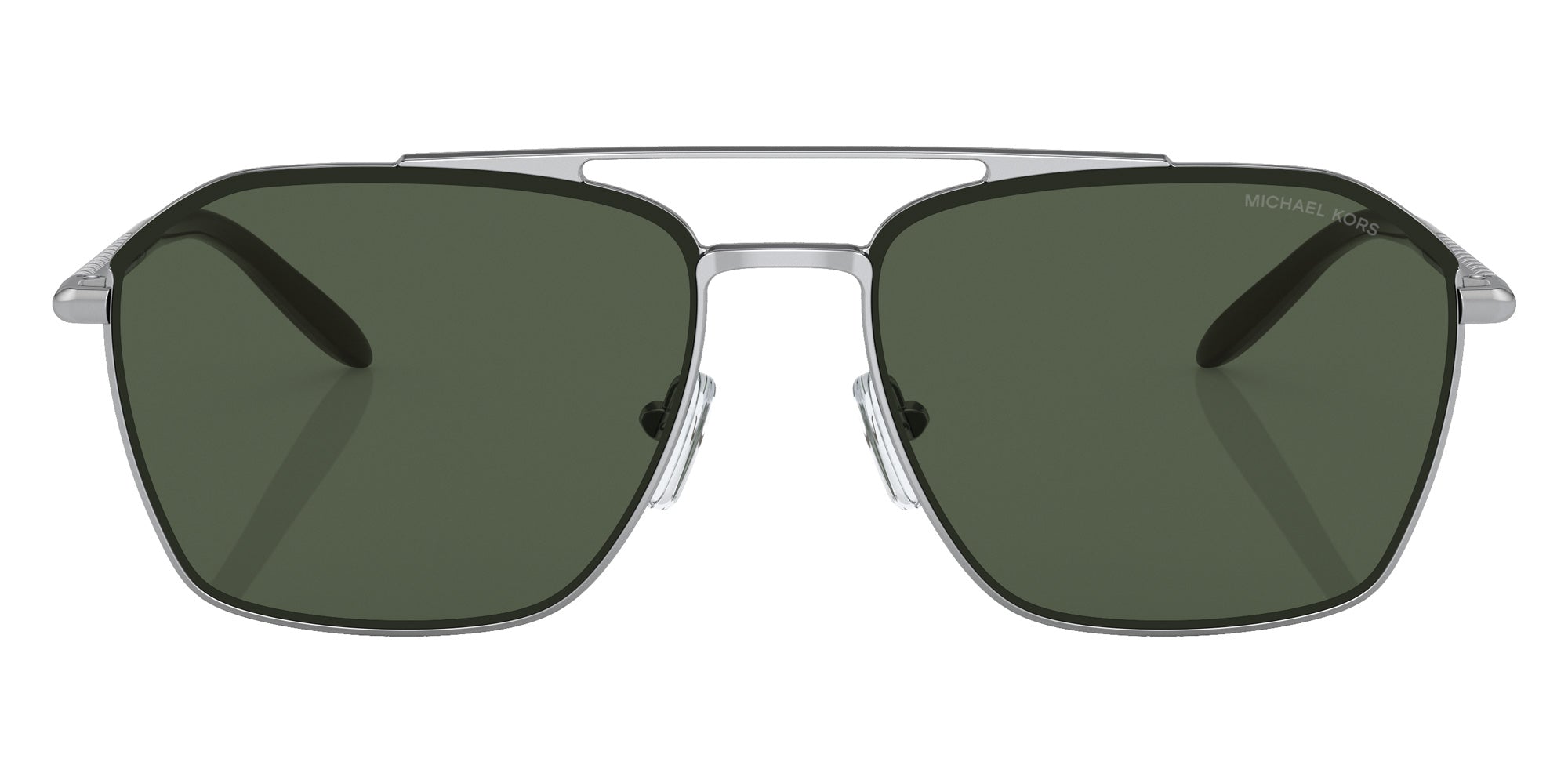 MICHAEL KORS MK1124 Matterhorn 115382 56 - Shiny Silver / Green Solid #id:mk1124115382_s:100100
