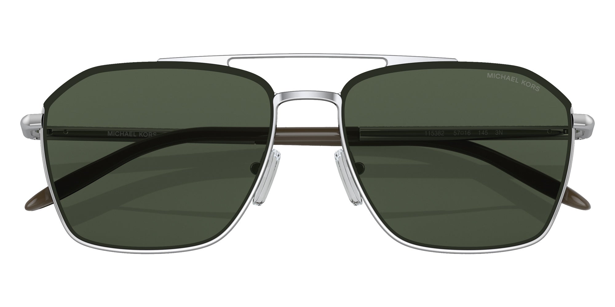MICHAEL KORS MK1124 Matterhorn 115382 56 - Shiny Silver / Green Solid #id:mk1124115382_s:100120