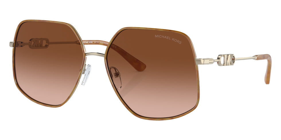 MICHAEL KORS MK1127J Empire Butterfly 10143B 59 - Light Gold/Amber Tortoise #id:mk1127j10143b_s:100105