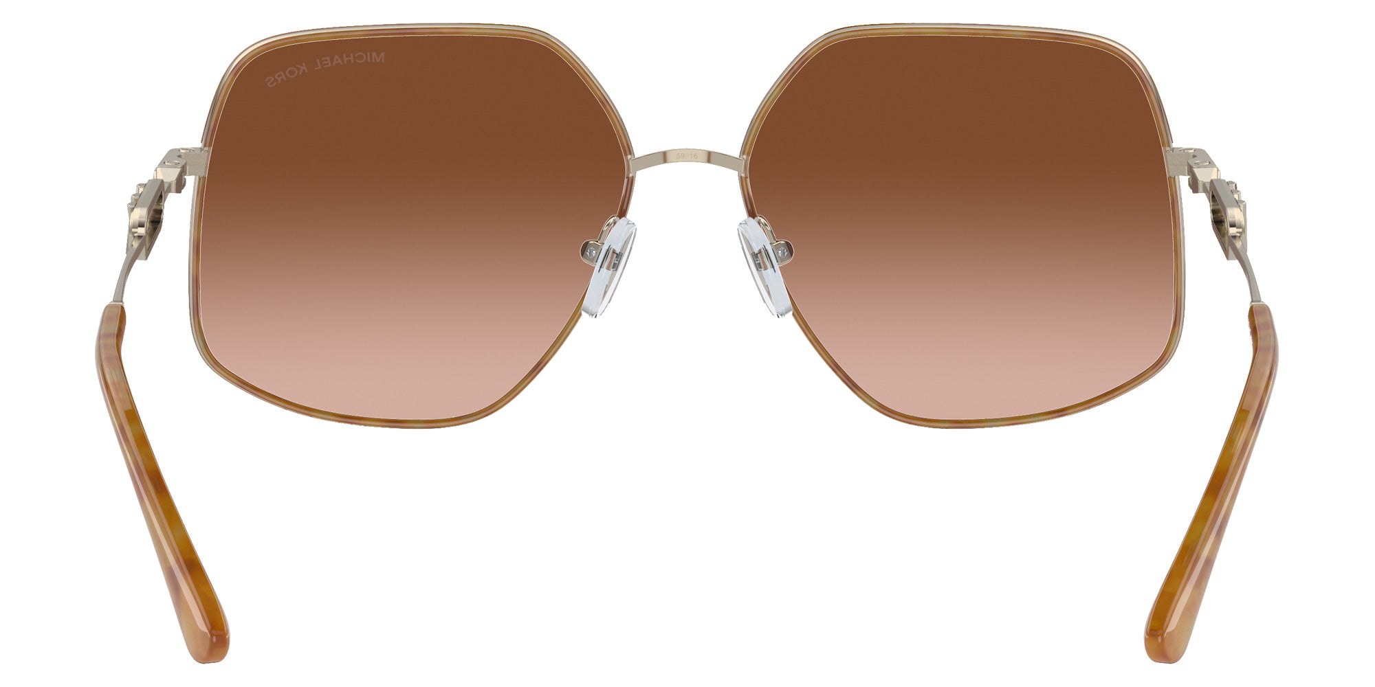 MICHAEL KORS MK1127J Empire Butterfly 10143B 59 - Light Gold/Amber Tortoise #id:mk1127j10143b_s:100115