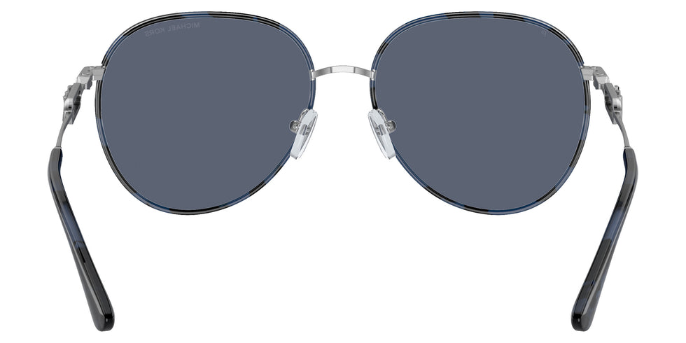 MICHAEL KORS MK1128J Empire Aviator 10158S 58 - Silver/Blue Tortoise / Blue Polarized #id:mk1128j10158s_s:100115