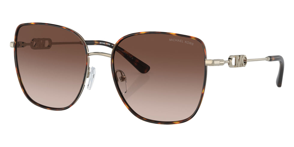 MICHAEL KORS MK1129J Empire Square 2 101413 56 - Light Gold/Dark Tortoise / Brown Gradient #id:mk1129j101413_s:100105