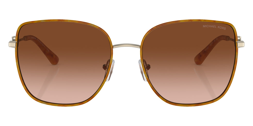 MICHAEL KORS MK1129J Empire Square 2 10143B 56 - Light Gold/Amber Tortoise / Amber Gradient #id:mk1129j10143b_s:100100