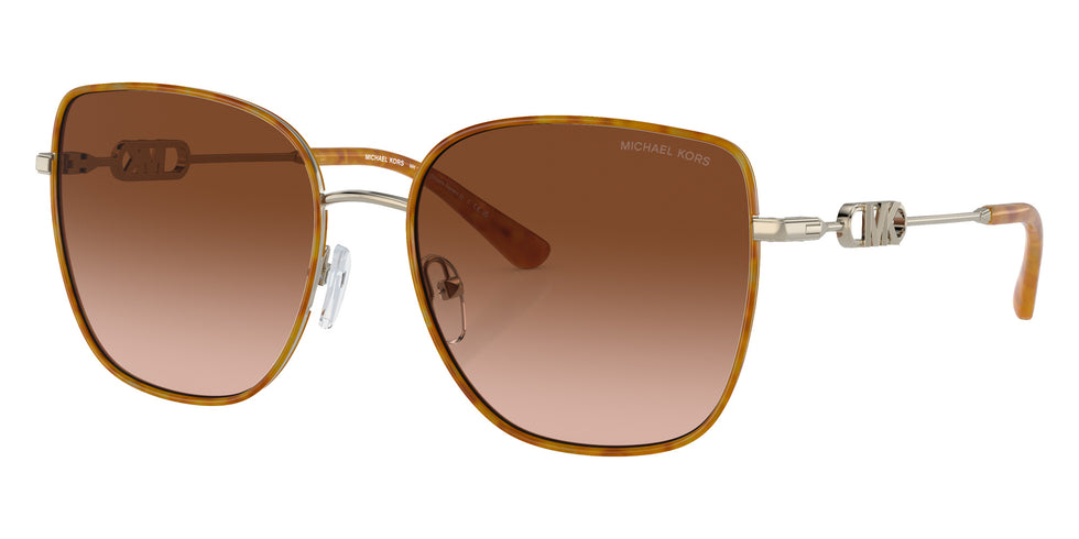 MICHAEL KORS MK1129J Empire Square 2 10143B 56 - Light Gold/Amber Tortoise / Amber Gradient #id:mk1129j10143b_s:100105