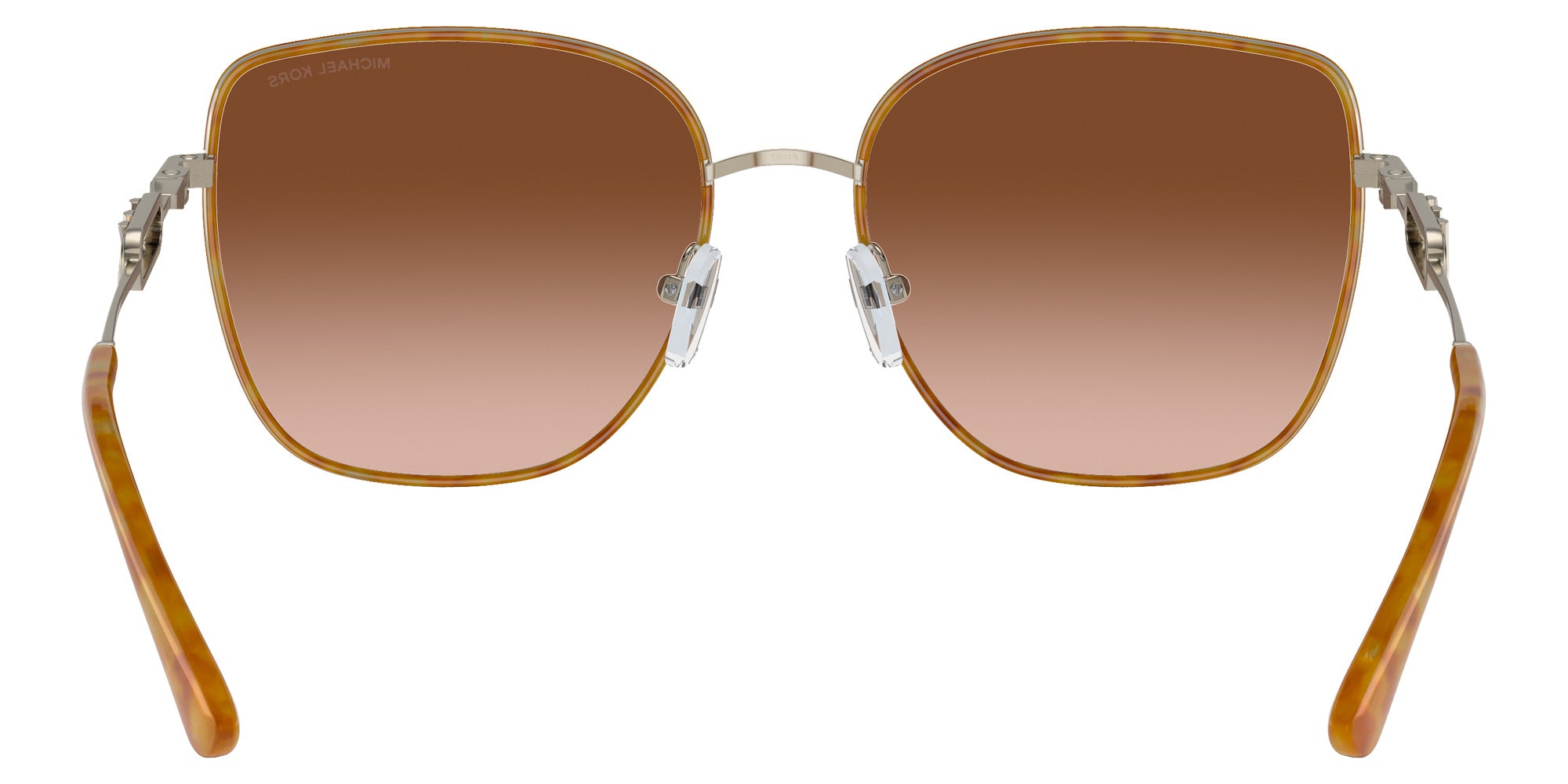 MICHAEL KORS MK1129J Empire Square 2 10143B 56 - Light Gold/Amber Tortoise / Amber Gradient #id:mk1129j10143b_s:100115