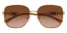 MICHAEL KORS MK1129J Empire Square 2 10143B 56 - Light Gold/Amber Tortoise / Amber Gradient #id:mk1129j10143b_s:100120