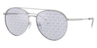 MICHAEL KORS MK1138 Arches 1153R0 58 - Silver / Silver MK Block Repeat Mirrored #id:mk11381153r0_s:100105