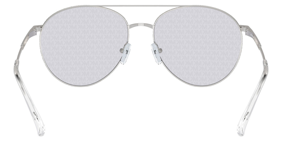 MICHAEL KORS MK1138 Arches 1153R0 58 - Silver / Silver MK Block Repeat Mirrored #id:mk11381153r0_s:100115