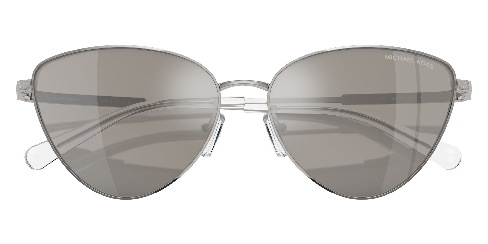MICHAEL KORS MK1140 Cortez 18936G 59 - Silver / Silver Mirrored #id:mk114018936g_s:100120