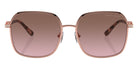 MICHAEL KORS MK1145B Cadiz 110814 58 - Shiny Rose Gold / Light Brown Pink Gradient Mirrored #id:mk1145b110814_s:100100