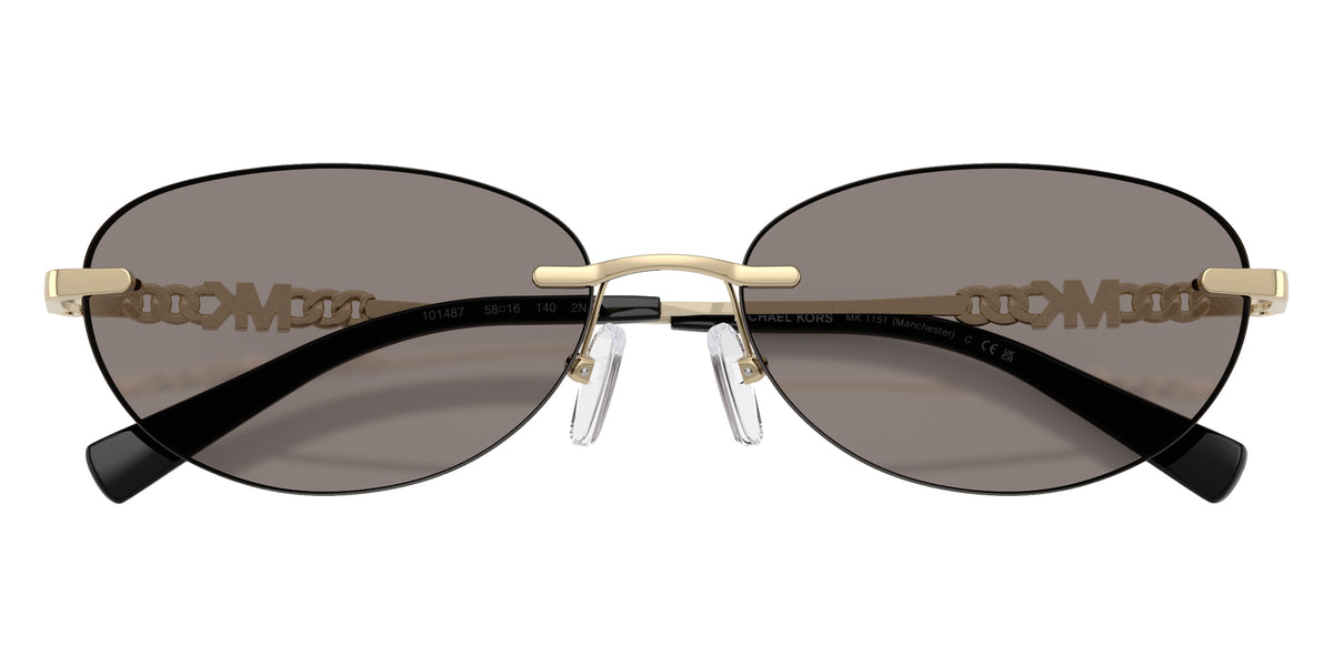 MICHAEL KORS MK1151 Manchester 101487 58 - Light Gold Shiny / Dark Gray #id:mk1151101487_s:100120