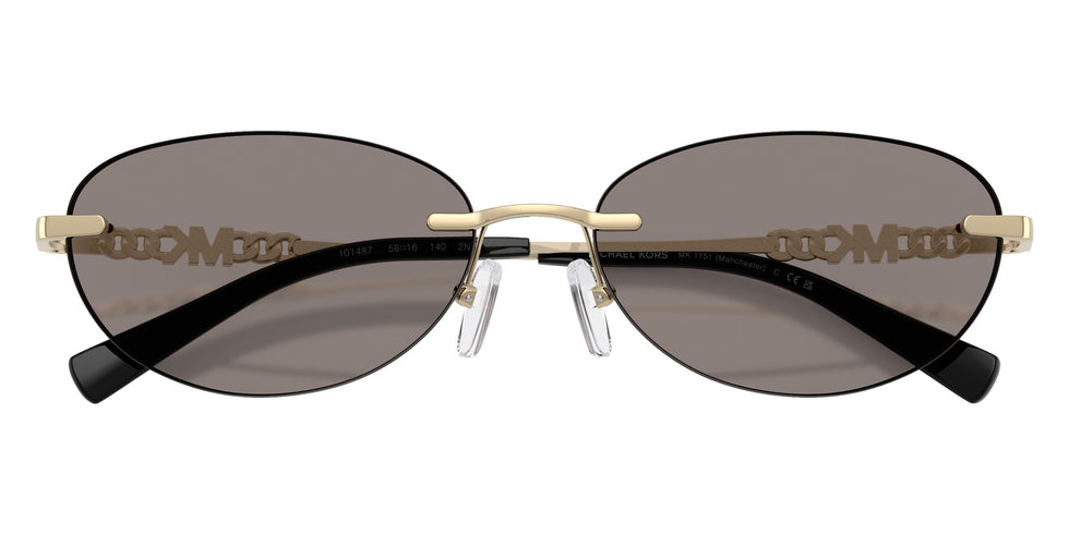 MICHAEL KORS MK1151 Manchester 101487 58 - Light Gold Shiny / Dark Gray #id:mk1151101487_s:100120