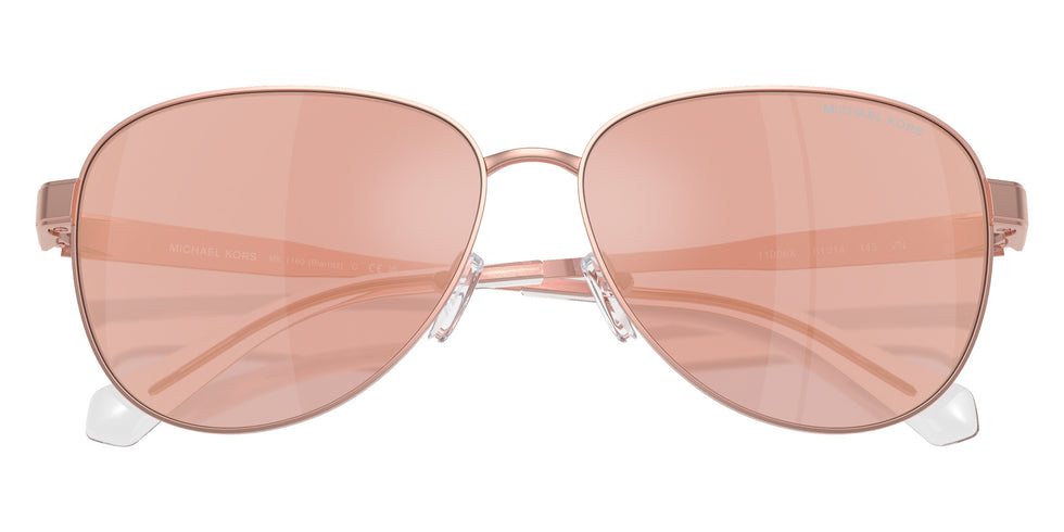 MICHAEL KORS MK1160 Biarritz 11086X 61 - Rose Gold / Rose Gold Mirrored #id:mk116011086x_s:100120