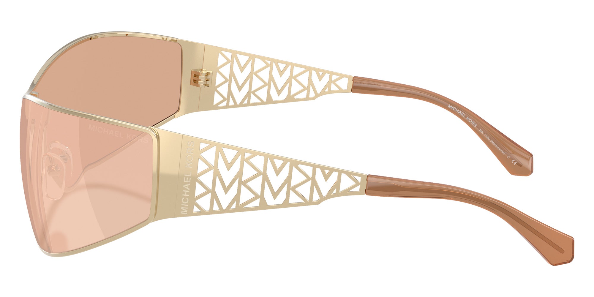 MICHAEL KORS MK1180 Melbourne Rectangle Sunglasses | EyeOns.com