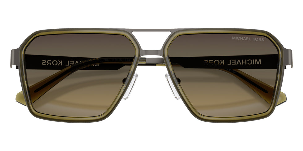 MICHAEL KORS MK1188 Oxford 10020N 57 - Gunmetal Matte / Olive Gradient #id:mk118810020n_s:100120