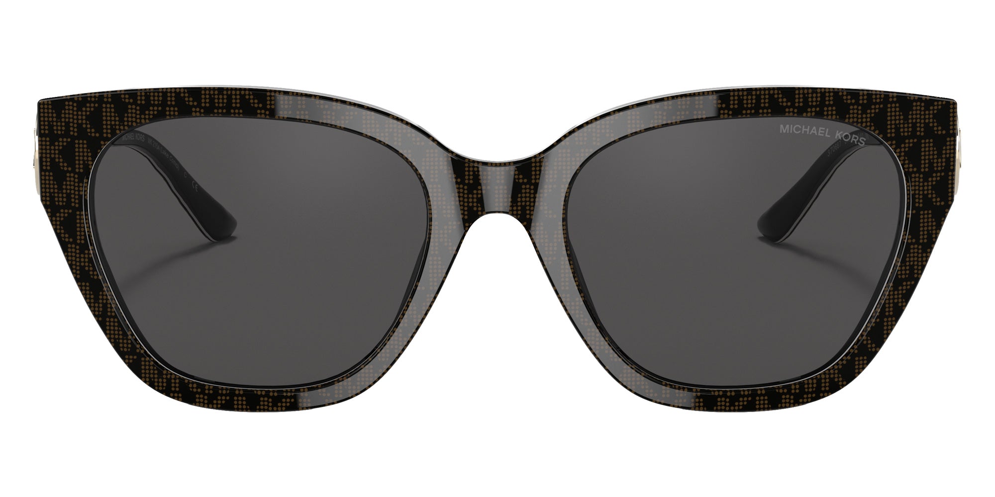 MICHAEL KORS MK2154 Lake Como 370687 54 - Brown Signature Pvc / Dark Gray Solid #id:mk2154370687_s:100100