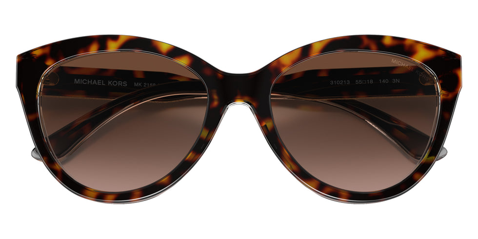 MICHAEL KORS MK2158 Makena 310213 55 - Dark Tortoise/Clear / Brown Gradient #id:mk2158310213_s:100120
