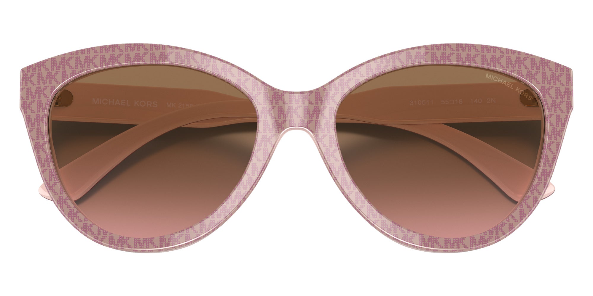 MICHAEL KORS MK2158 Makena 310511 55 - Mk Signature Pvc Ballet Pink / Brown Pink Gradient #id:mk2158310511_s:102120