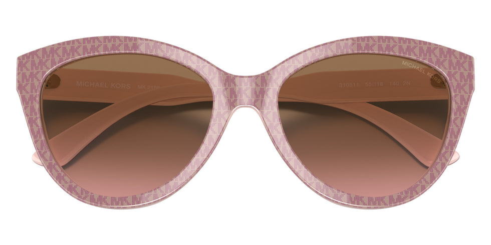 MICHAEL KORS MK2158 Makena 310511 55 - Mk Signature Pvc Ballet Pink / Brown Pink Gradient #id:mk2158310511_s:102120