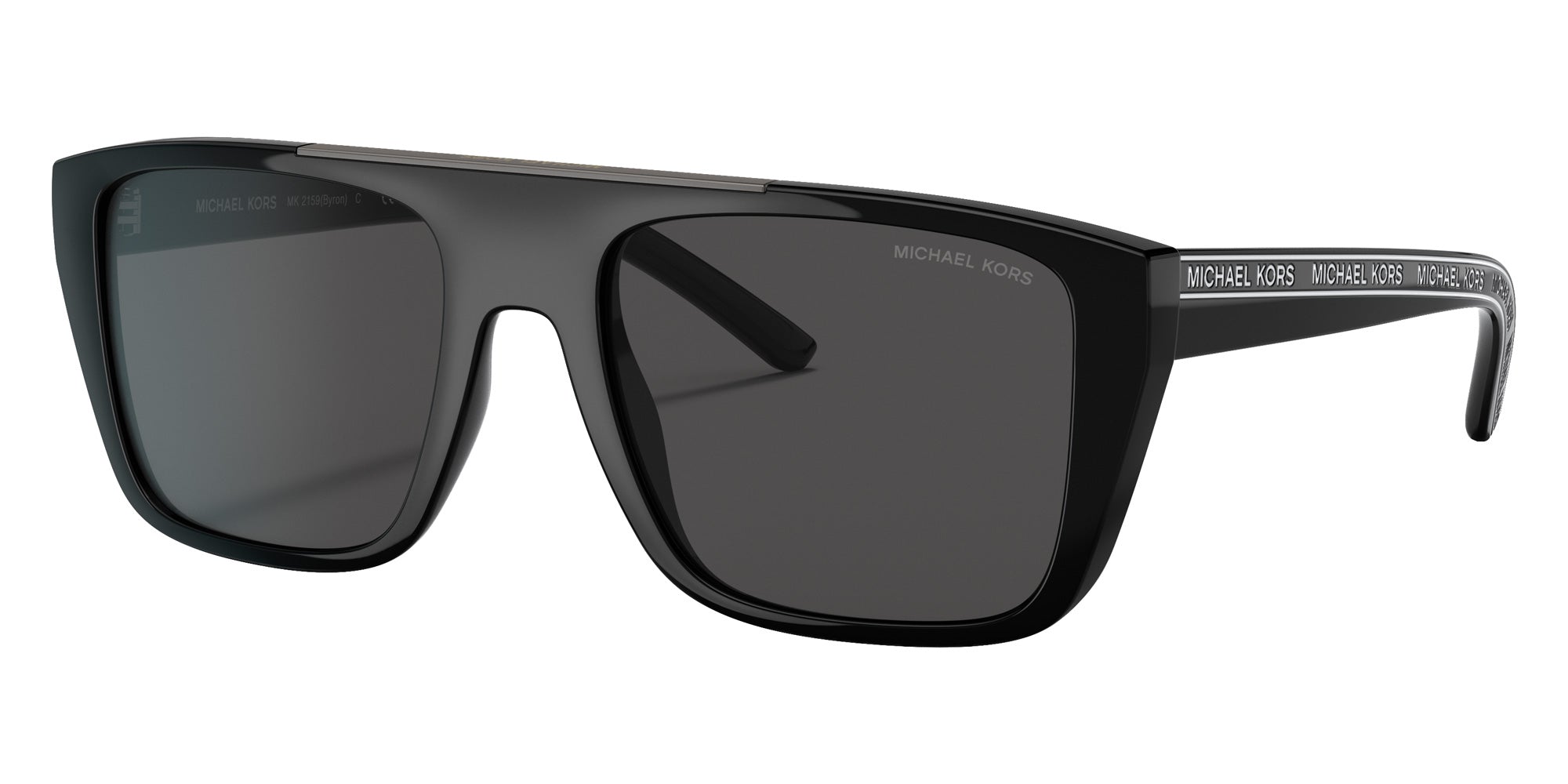 MICHAEL KORS MK2159 Byron 300587 55 - Black / Dark Gray Solid #id:mk2159300587_s:100105