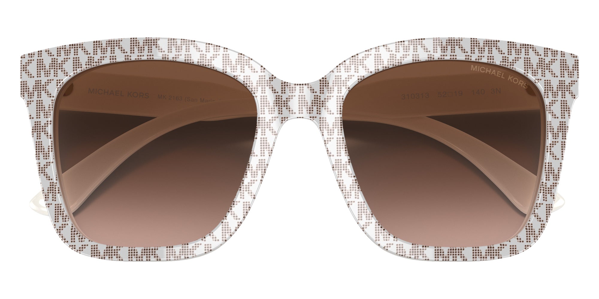 MICHAEL KORS MK2163 San Marino 310313 52 - Mk Repeat Print Vanilla / Brown Gradient #id:mk2163310313_s:100120