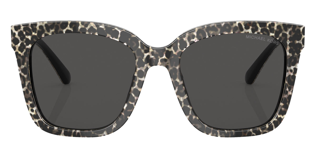 MICHAEL KORS MK2163 San Marino 391687 52 - Gray And Black Leopard / Dark Gray Solid #id:mk2163391687_s:100100