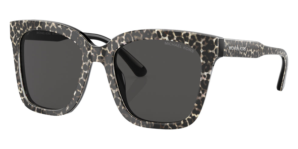 MICHAEL KORS MK2163 San Marino 391687 52 - Gray And Black Leopard / Dark Gray Solid #id:mk2163391687_s:100105