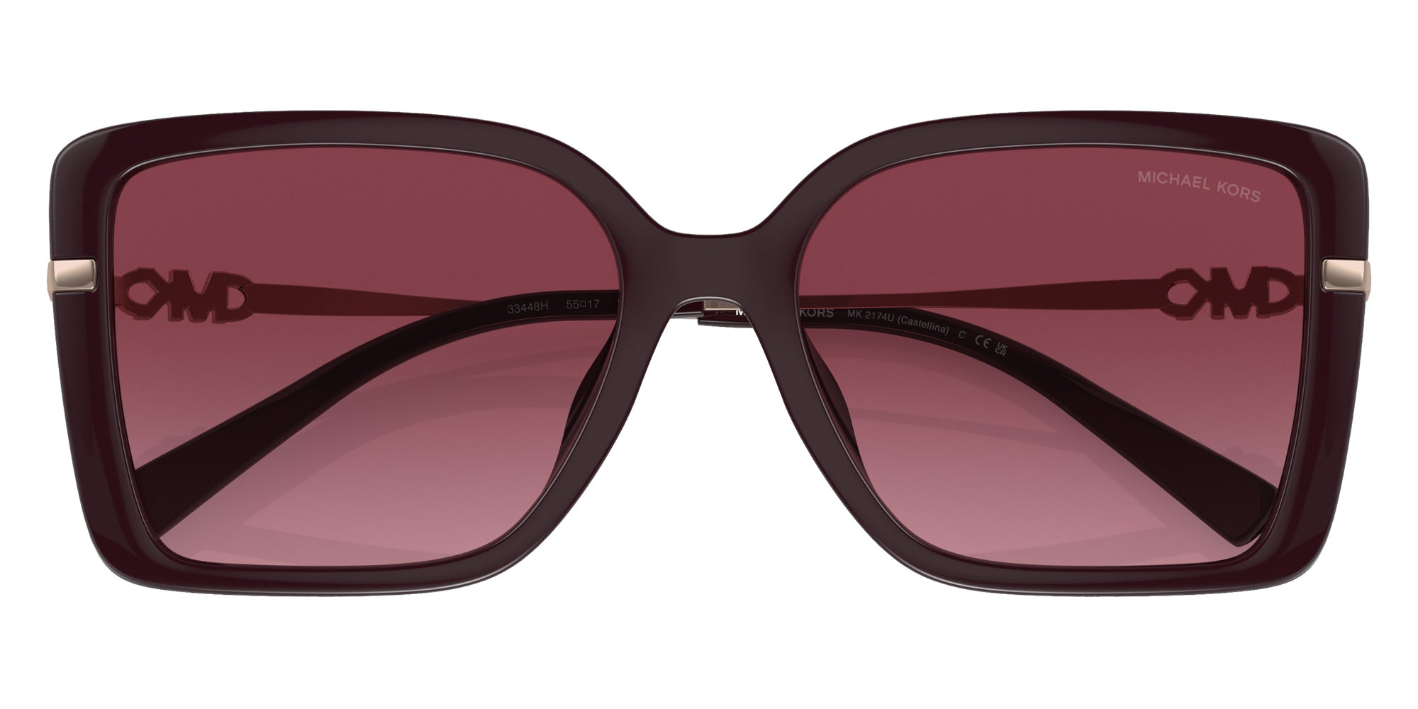 MICHAEL KORS MK2174U Castellina 33448H 55 - Cordovan / Cordovan Gradient #id:mk2174u33448h_s:100120