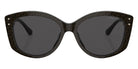 MICHAEL KORS MK2175U Charleston 350087 54 - Mk Signature Pvc Chocolate / Dark Gray Solid #id:mk2175u350087_s:100100
