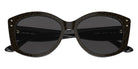 MICHAEL KORS MK2175U Charleston 350087 54 - Mk Signature Pvc Chocolate / Dark Gray Solid #id:mk2175u350087_s:100120