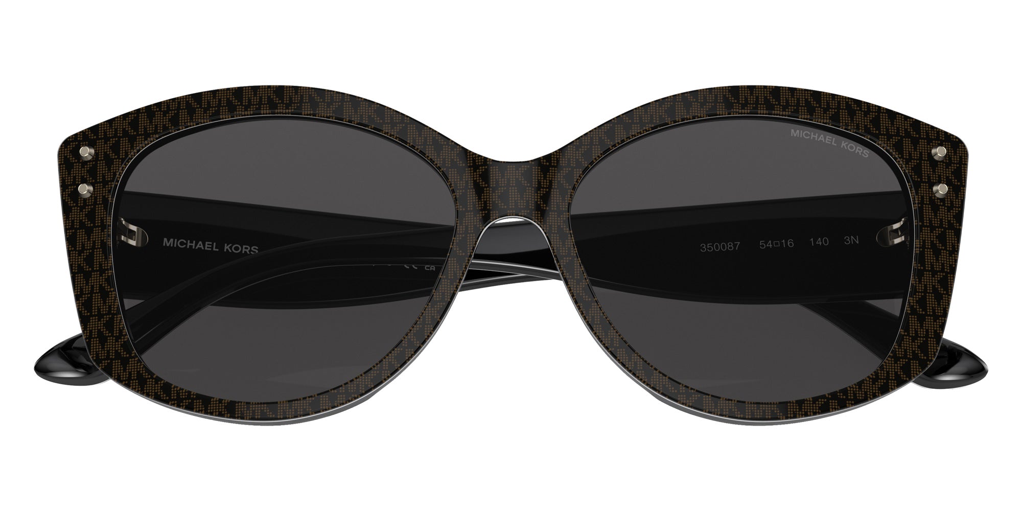 MICHAEL KORS MK2175U Charleston 350087 54 - Mk Signature Pvc Chocolate / Dark Gray Solid #id:mk2175u350087_s:100120