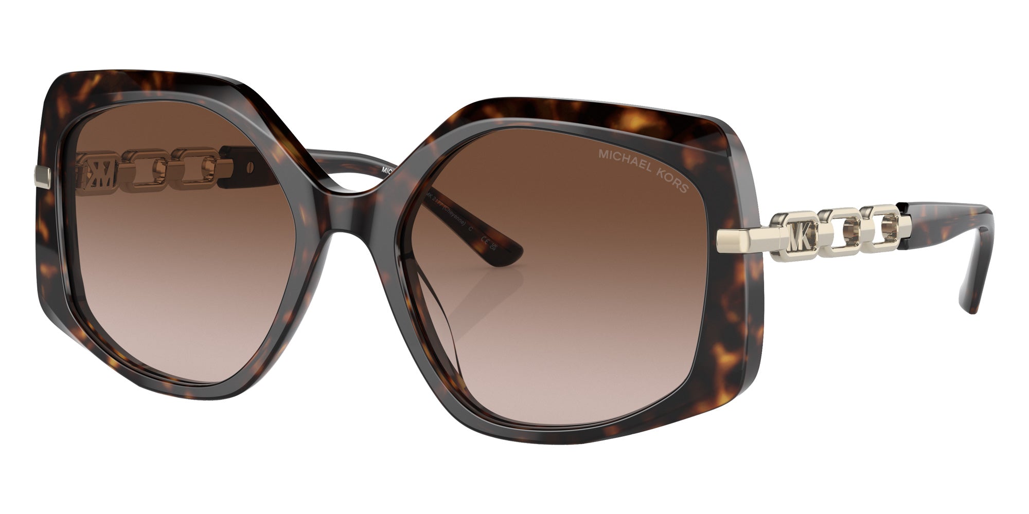 MICHAEL KORS MK2177 Cheyenne 300613 56 - Dark Tortoise / Brown Gradient #id:mk2177300613_s:100105
