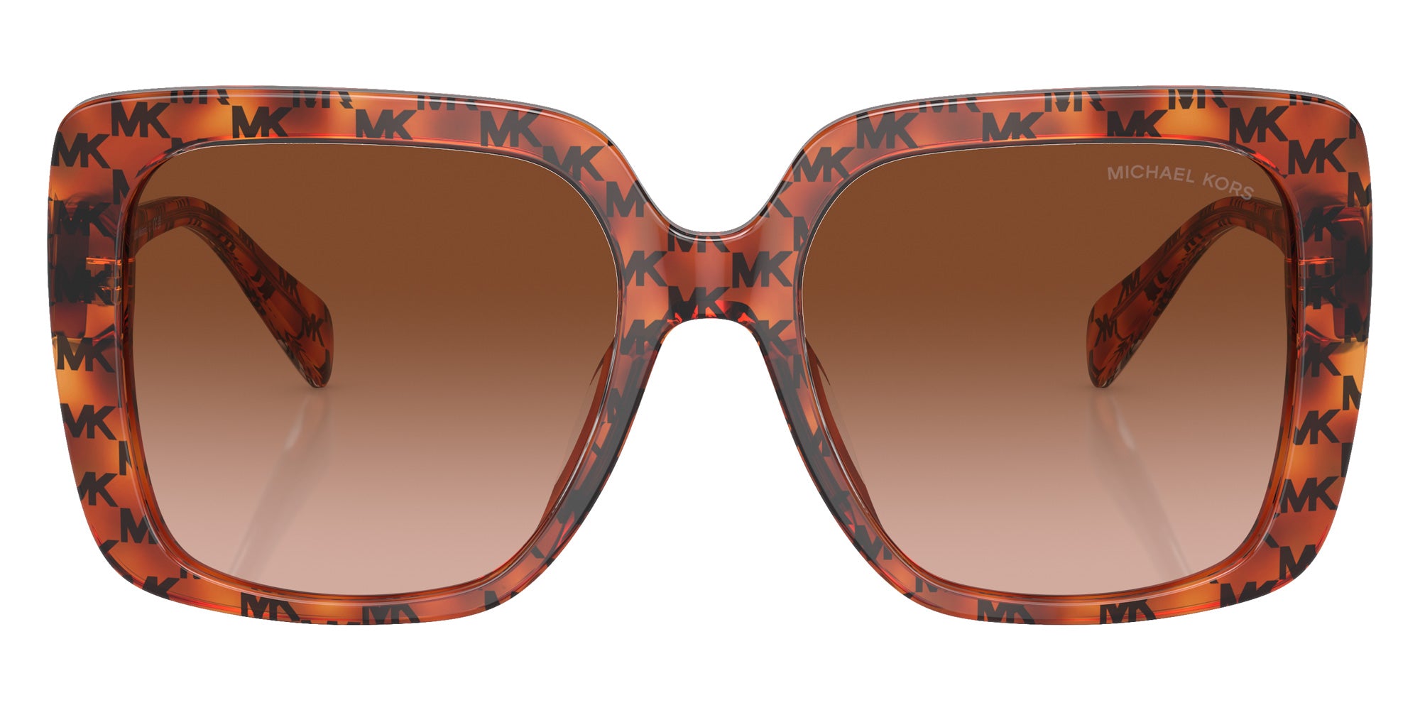 MICHAEL KORS MK2183U Mallorca 35553B 55 - Amber Mk Heritage / Brown Gradient #id:mk2183u35553b_s:100100
