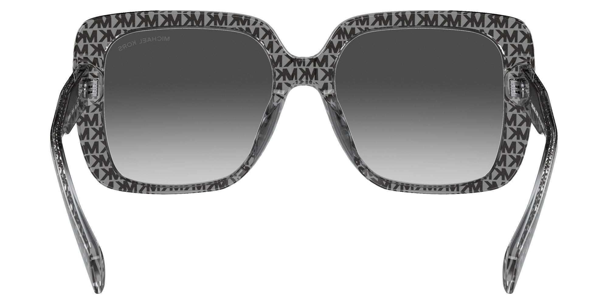 MICHAEL KORS MK2183U Mallorca 39588G 55 - Black MK Logo Glitter / Dark Gray Gradient #id:mk2183u39588g_s:100115