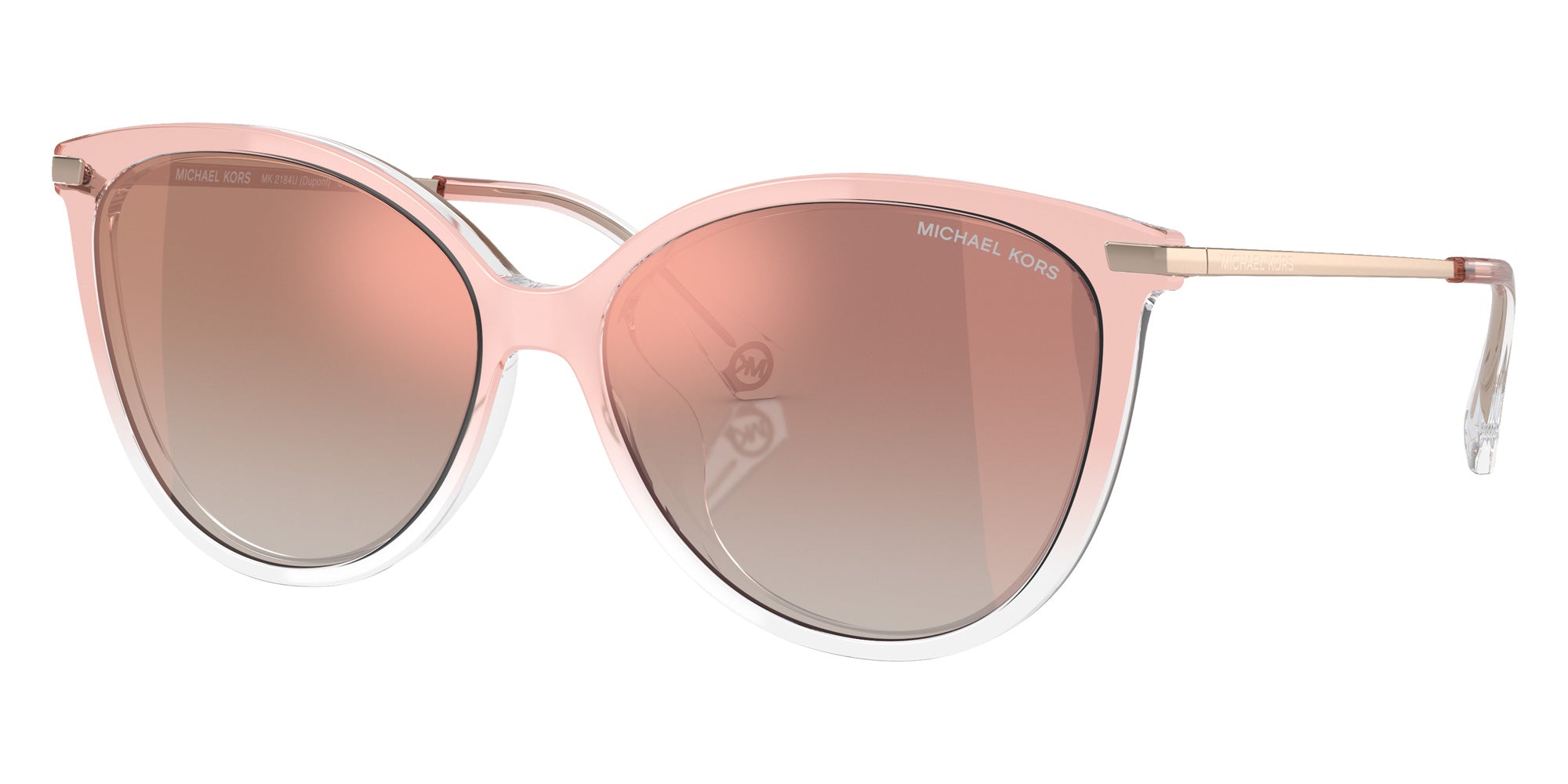 MICHAEL KORS MK2184U Dupont 32556F 56 - Pink To Clear / Rose Gold Gradient Mirrored #id:mk2184u32556f_s:102105