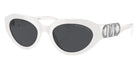 MICHAEL KORS MK2192 Empire Oval 310087 53 - Optic White / Gray Solid #id:mk2192310087_s:100105