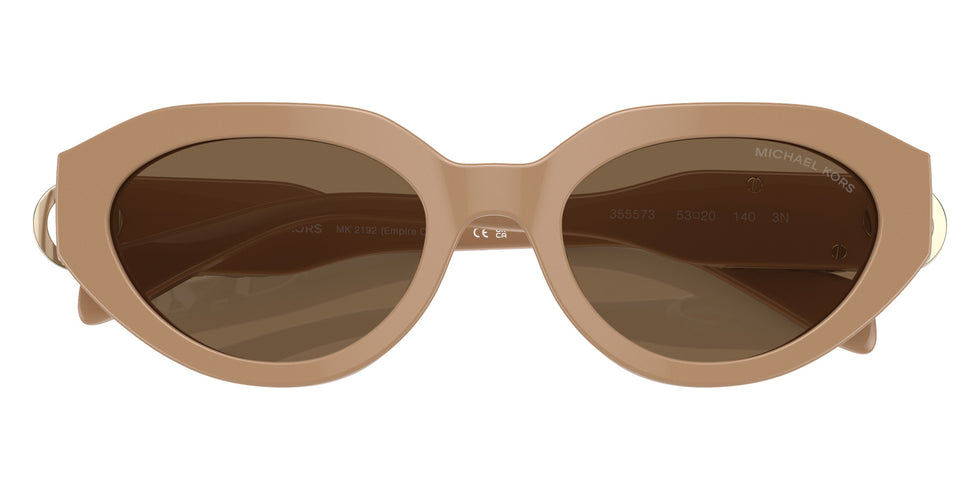 MICHAEL KORS MK2192 Empire Oval 355573 53 - Camel / Brown Solid #id:mk2192355573_s:100120
