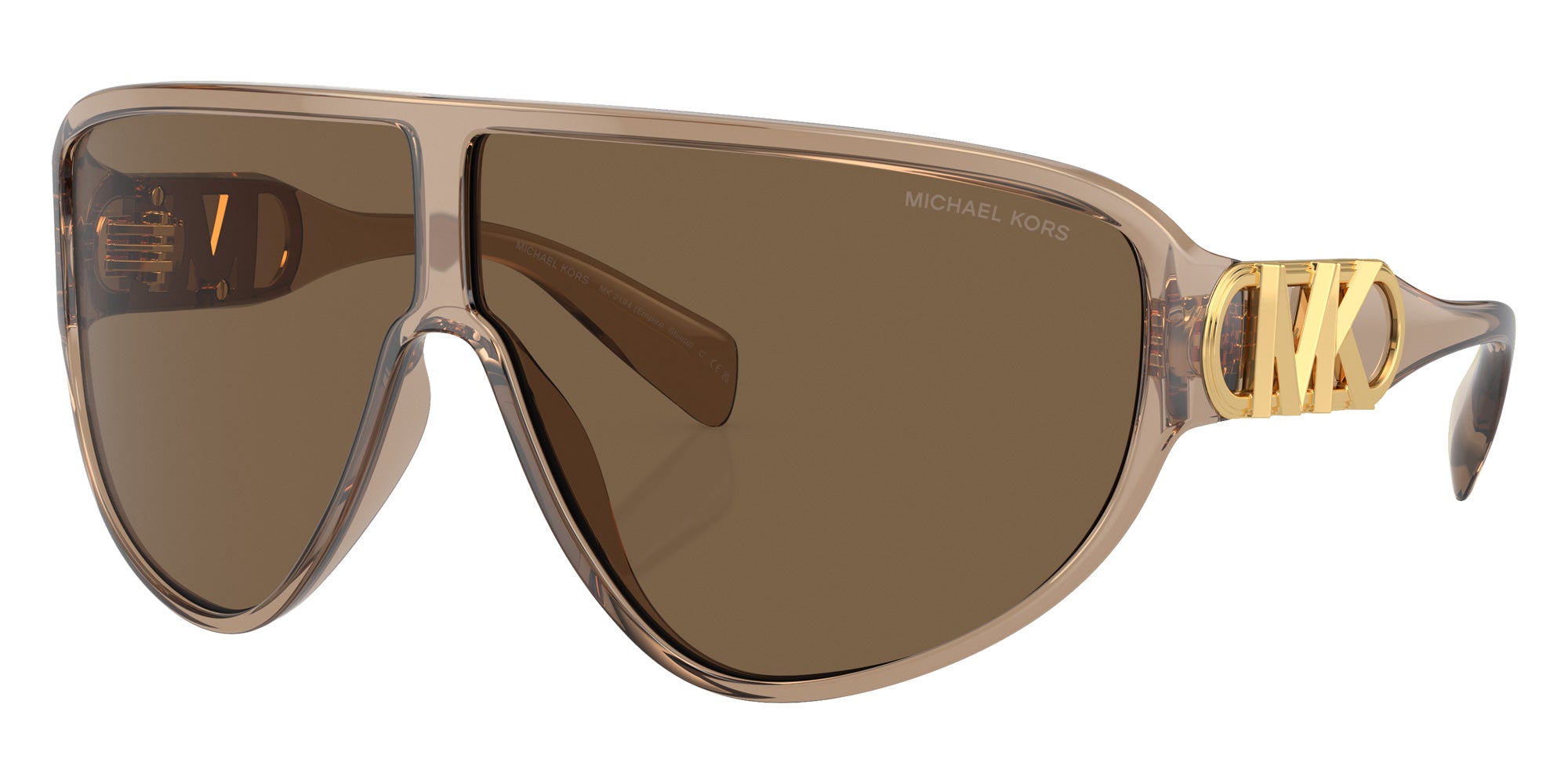 MICHAEL KORS MK2194 Empire Shield 393773 69 - Brown Transparent / Dark Brown #id:mk2194393773_s:100105