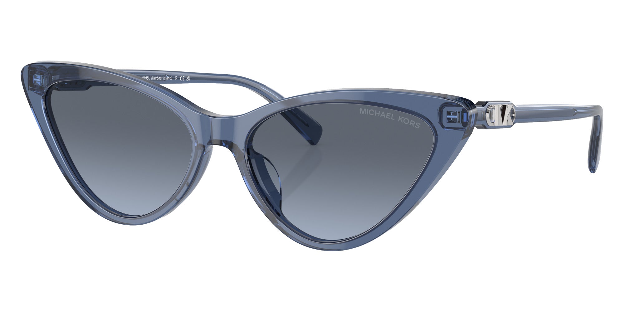 MICHAEL KORS MK2195U Harbour Island 39568F 56 - Blue Transparent / Blue Gradient #id:mk2195u39568f_s:100105