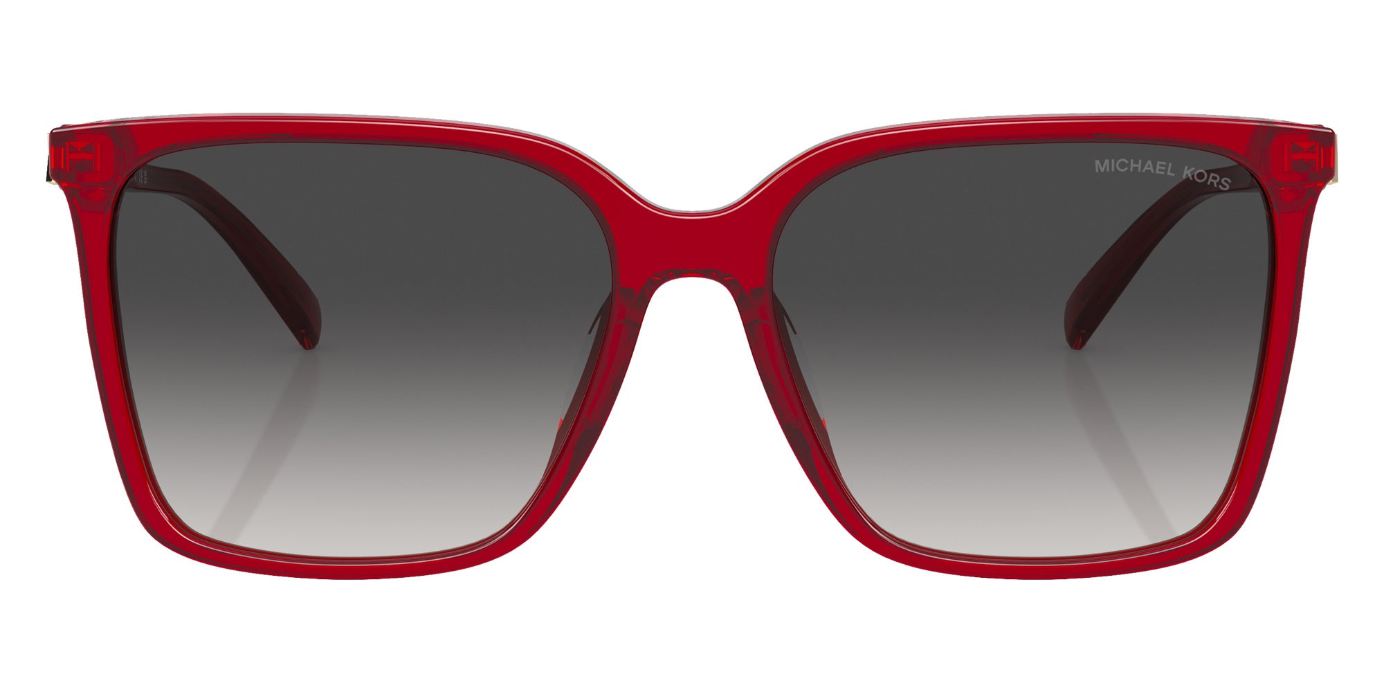 MICHAEL KORS MK2197F Canberra 39558G 58 - Red Transparent / Dark Gray Gradient #id:mk2197f39558g_s:100100
