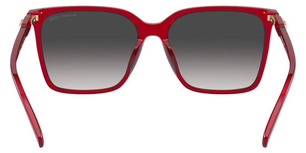 MICHAEL KORS MK2197F Canberra 39558G 58 - Red Transparent / Dark Gray Gradient #id:mk2197f39558g_s:100115