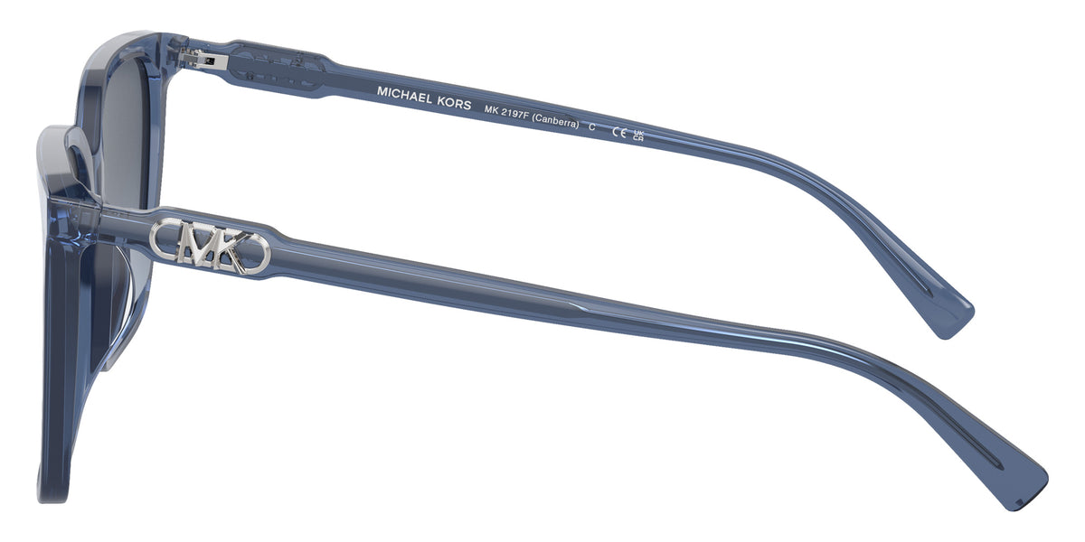 MICHAEL KORS MK2197F Canberra 39568F 58 - Blue Transparent / Dark Gray Gradient #id:mk2197f39568f_s:100110