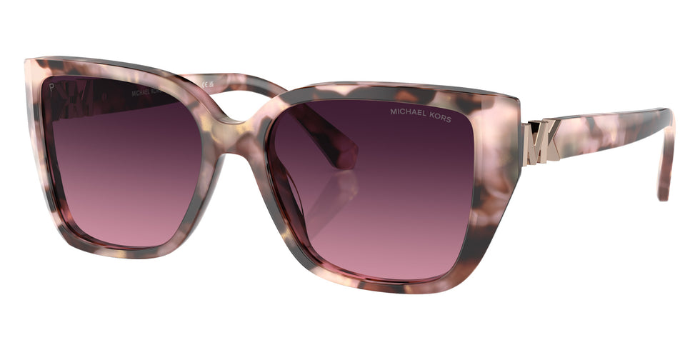 MICHAEL KORS MK2199 Acadia 3946F4 55 - Pink Pearlized Tortoise / Burgundy Gradient Polarized #id:mk21993946f4_s:100105