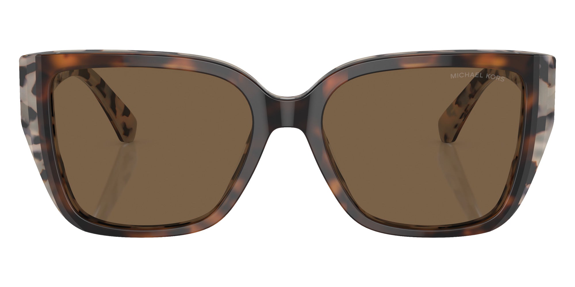 MICHAEL KORS MK2199 Acadia 395173 55 - Bi Layer Dark/Cream Tortoise / Brown Solid #id:mk2199395173_s:102100