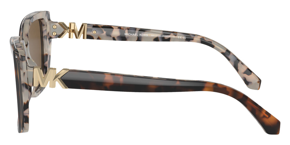 MICHAEL KORS MK2199 Acadia 395173 55 - Bi Layer Dark/Cream Tortoise / Brown Solid #id:mk2199395173_s:102110