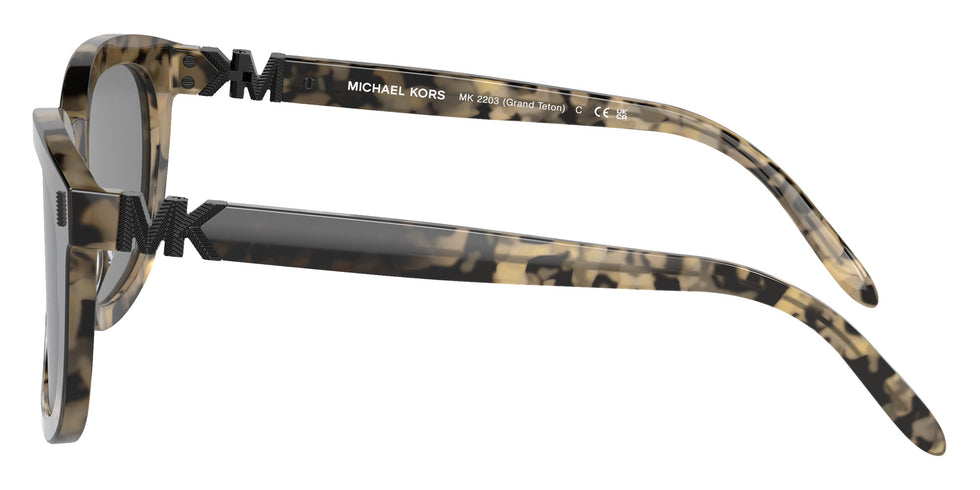 MICHAEL KORS MK2203 Grand Teton 39423F 54 - Black Gray Gradient Tortoise / Dark Gray Solid #id:mk220339423f_s:100110