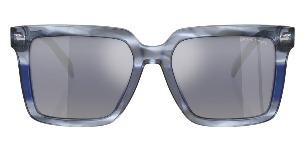 MICHAEL KORS MK2217U Abruzzo 39796I 55 - Blue Horn / Blue Mirrored Gradient #id:mk2217u39796i_s:100100