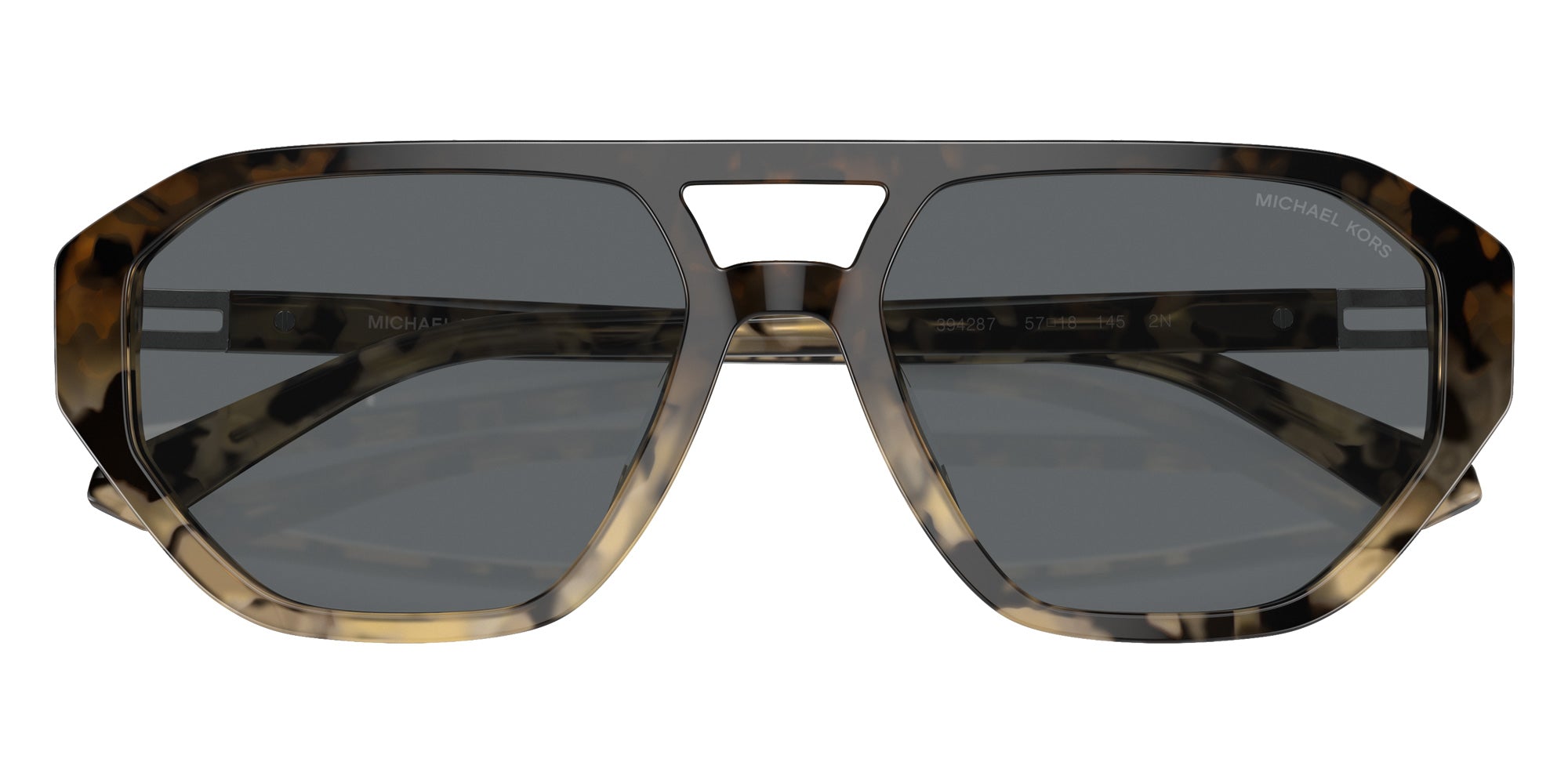 MICHAEL KORS MK2219U Zurich 394287 57 - Black Gray Gradient Tortoise #id:mk2219u394287_s:100120